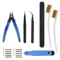 Werkzeugset Trimm-Bürste Reinigungsnadel Pinzette Zange – Farbe Set 10