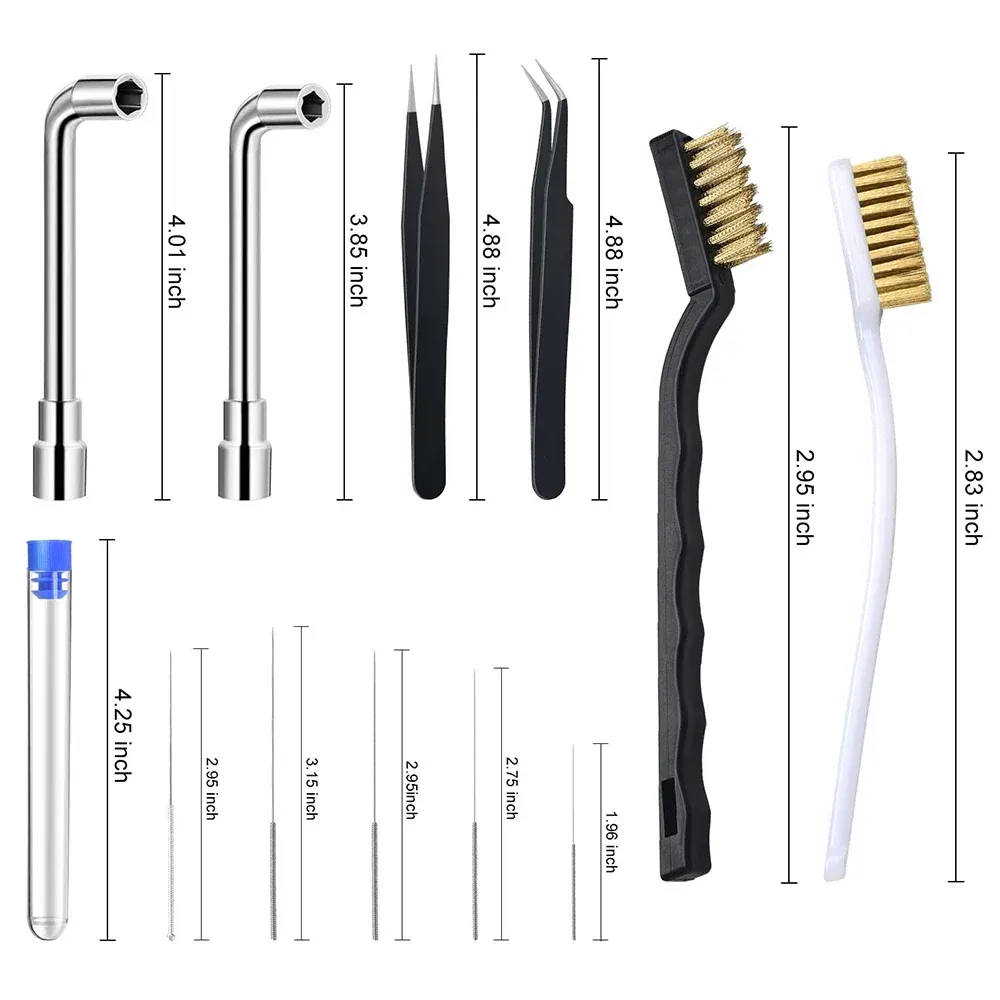 Werkzeugset Trimm-Messer Schaber Reinigungsnadel Pinzette Zange