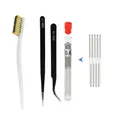 Werkzeugset Trimm-Messer Schaber Reinigungsnadel Pinzette Zange – Farbe Kit 1