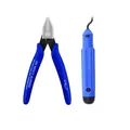 Werkzeugset Trimm-Messer Schaber Reinigungsnadel Pinzette Zange – Farbe Kit 10