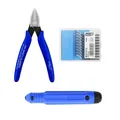 Werkzeugset Trimm-Messer Schaber Reinigungsnadel Pinzette Zange – Farbe Kit 11