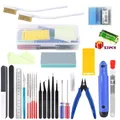 Werkzeugset Trimm-Messer Schaber Reinigungsnadel Pinzette Zange – Farbe Kit 14