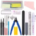 Werkzeugset Trimm-Messer Schaber Reinigungsnadel Pinzette Zange – Farbe Kit 5