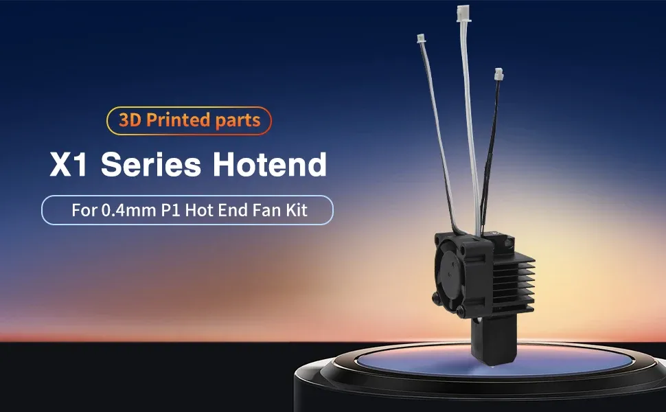 X1 X1C Hot End Baugruppe mit Stahl Düsennadelsatz