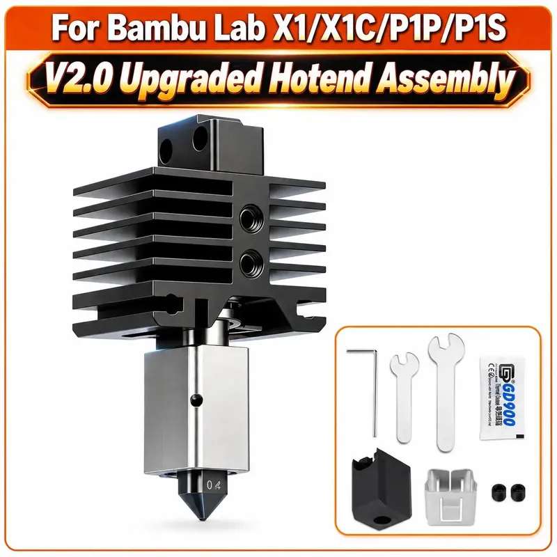 X1 X1C P1P P1S Hotend-Kit mit gehärteter Düse