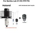 X1 X1C P1P P1S Hotend-Kit mit gehärteter Düse – Farbe add 1 nozzle