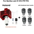 X1 X1C P1P P1S Hotend-Kit mit gehärteter Düse – Farbe add 4 nozzles