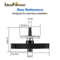 Zahnräder Stahl gehärtet für Bambu Lab H2D Dual-Extruder 3D-Drucker – 2